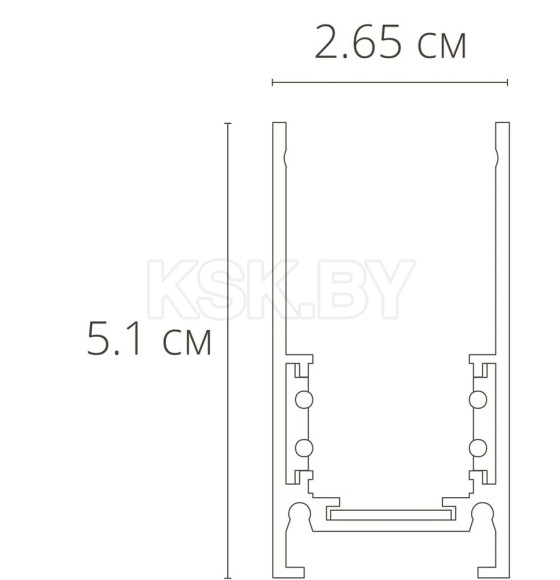 Шинопровод (трек) 1m Arte Lamp LINEA-ACCESSORIES A460133 (A460133) 