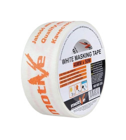 Лента WHITE MASKING TAPE клейкая белая 38мм х 50м