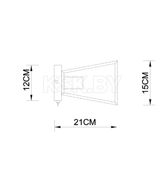 Светильник настенный Arte Lamp BRUSSELS A8030AP-1WH (A8030AP-1WH) 