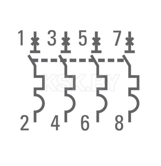 Автоматический выключатель 4P 32А (C) 4,5kA ВА 47-63 EKF PROxima (mcb4763-4-32C-pro) 