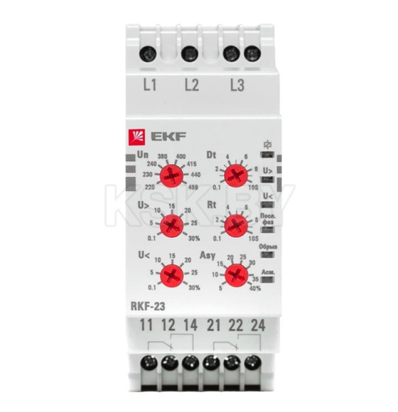 Реле контроля фаз RKF-23 EKF (rkf-23) 