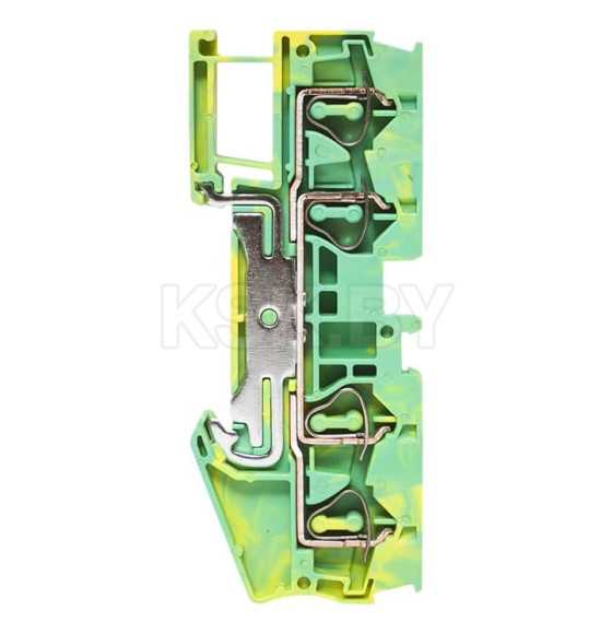 Колодка клеммная пружинная JXB-ST-4 4 вывода земля EKF (plc-jxb-st-4-4-pen) 