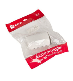 Угол внешний (100х40) (2 шт) белый EKF-Plast