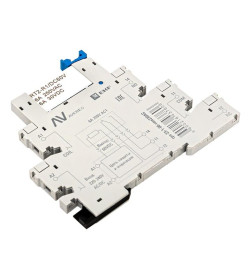 Реле промежуточное с розеткой в сборе РП slim 23/1 6A 230В AC