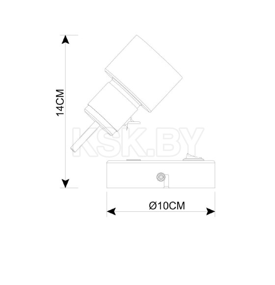 Светильник настенный Arte Lamp ALMACH A1906AP-1WH GU10 (A1906AP-1WH) 