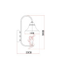 Светильник настенный Arte Lamp AMUR A1133AP-1WG (A1133AP-1WG) 