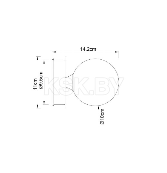 Светильник настенный Arte Lamp AQUA-BOLLA A5663AP-1CC (A5663AP-1CC) 