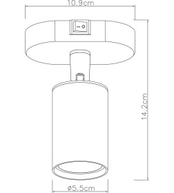 Светильник настенный Arte Lamp AQUARIUS A3226AP-1BK