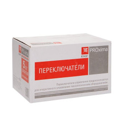 Переключатель АС-22 2P черный NO+NC EKF EKF PROxima