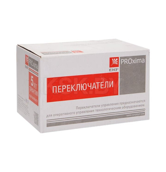 Переключатель ANLC-22 2P красный с подсветкой 380В NO+NC EKF PROxima (psw-anlc-2p-r-380) 