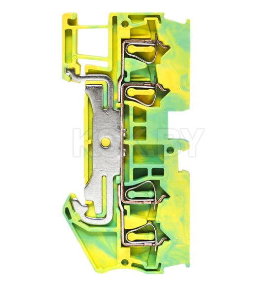 Колодка клеммная пружинная JXB-ST-2.5 4 вывода земля EKF PROxima (plc-jxb-st-2.5-4-pen) 