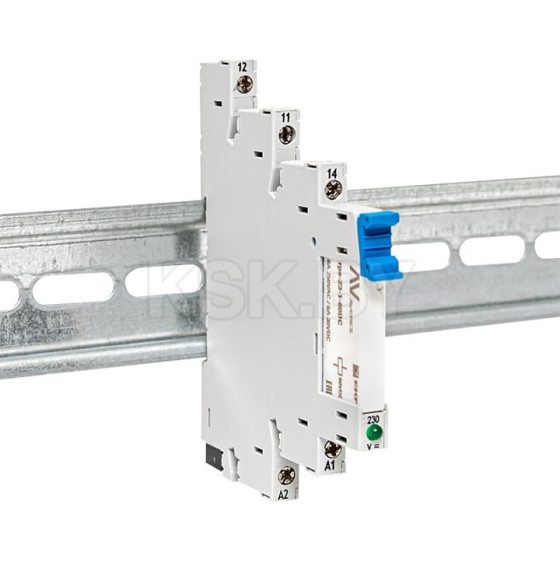 Реле промежуточное с розеткой в сборе РП slim 23/1 6A 230В AC (rps-23-1-60-rms230AC) 