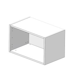 Корпус навесной 600х340х360 мм, низкий