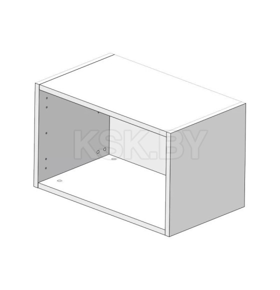 Корпус навесной 600х340х360 мм, низкий (20603436) 