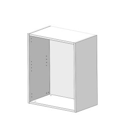 Корпус навесной 300х340х960 мм, высокий 2 полки