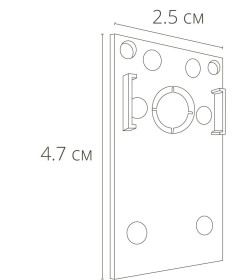 Коннектор-заглушка Arte Lamp LINEA-ACCESSORIES A482106