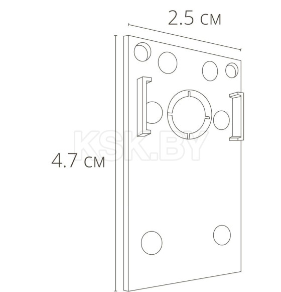 Коннектор-заглушка Arte Lamp LINEA-ACCESSORIES A482106 (A482106) 