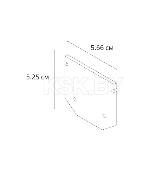 Коннектор-заглушка Arte Lamp LINEA-ACCESSORIES A621005E (A621005E) 