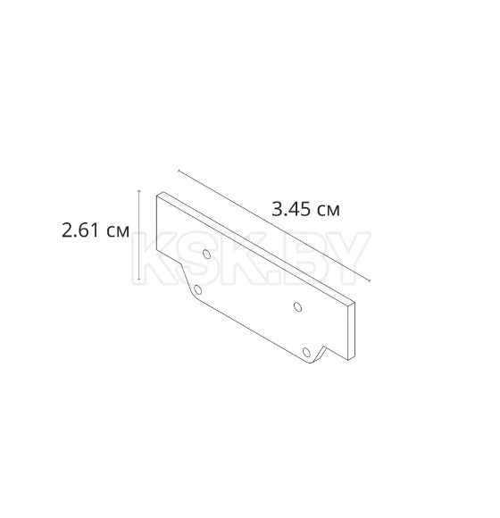 Коннектор-заглушка Arte Lamp TRACK ACCESSORIES A631005E (A631005E) 