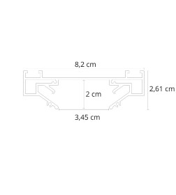 Профиль для монтажа в натяжной потолок Arte Lamp TRACK ACCESSORIES A630205