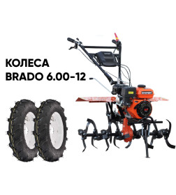 Культиватор SKIPER SP-850S + колеса BRADO 6.00-12 (комплект)