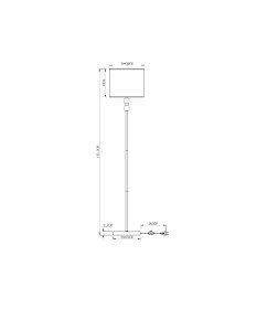 Светильник напольный Arte Lamp NORTH A5896PN-1CC