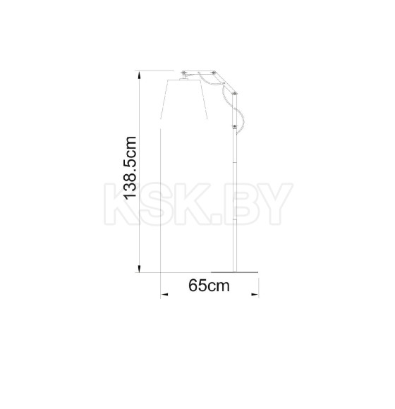 Светильник напольный Arte Lamp PINOCCHIO A5700PN-1WH (A5700PN-1WH) 