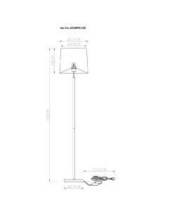 Светильник напольный Arte Lamp RODOS A2589PN-1SS