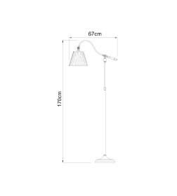 Светильник напольный Arte Lamp SEVILLE A1509PN-1PB