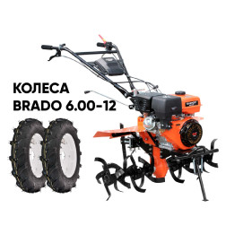Мотоблок SKIPER SP-1400SE EXPERT + колеса BRADO 6.00-12 (комплект)