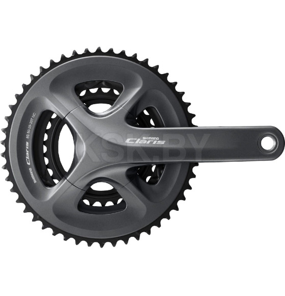 Система шатунов Shimano Claris, R2030, 175мм, 8ск, 50/39/30T EFCR2030EX090X (6481) 