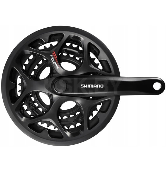 Система шатунов Shimano Tourney, A073, 170мм, 7/8ск, 50/39/30T EFCA073C090C (6484) 