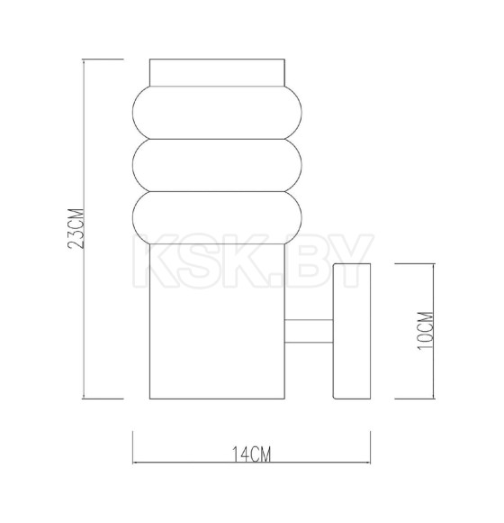 Уличный светильник Arte Lamp PORTICA A8381AL-1SS (A8381AL-1SS) 