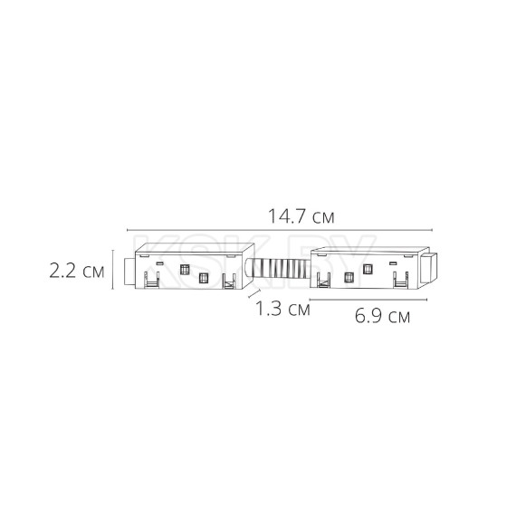 Коннектор для шинопровода (трека) Arte Lamp EXPERT-ACCESSORIES A590306 (A590306) 