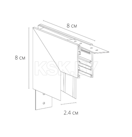 Коннектор для шинопровода (трека) Arte Lamp EXPERT-ACCESSORIES A590806 (A590806) 