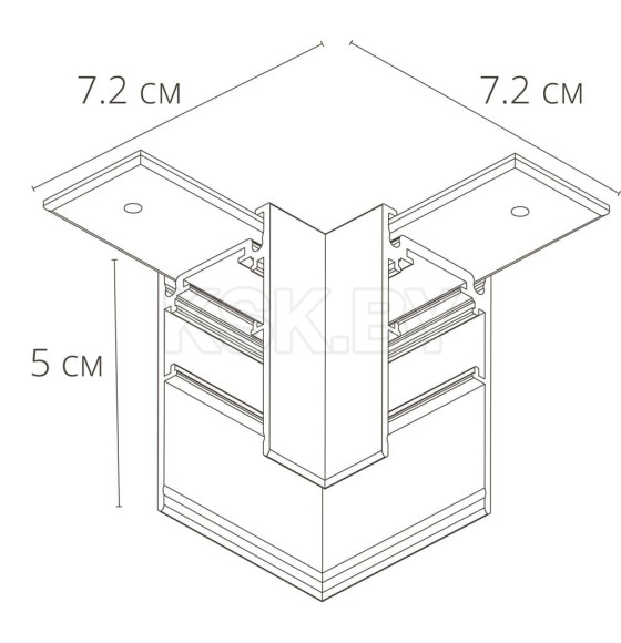 Коннектор для шинопровода (трека) Arte Lamp LINEA-ACCESSORIES A480606 (A480606) 