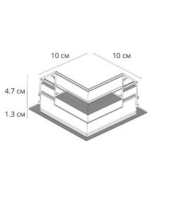 Коннектор для шинопровода (трека) Arte Lamp LINEA-ACCESSORIES A487706