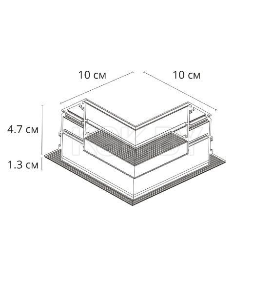 Коннектор для шинопровода (трека) Arte Lamp LINEA-ACCESSORIES A487706 (A487706) 