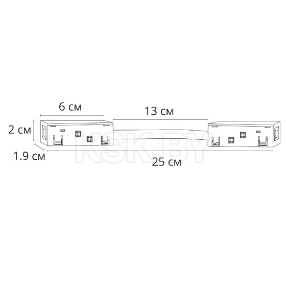 Коннектор для шинопровода (трека) гибкий Arte Lamp LINEA-ACCESSORIES A484406 (A484406) 