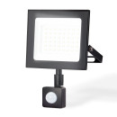 Прожектор светодиодный 50W 6500K с датчиком движения  черный ST8115BK IP65 Ambrella (ST8115BK) 