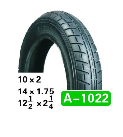 Покрышка велосипедная HOTA 10X2 ДЮЙМОВ,A-1022