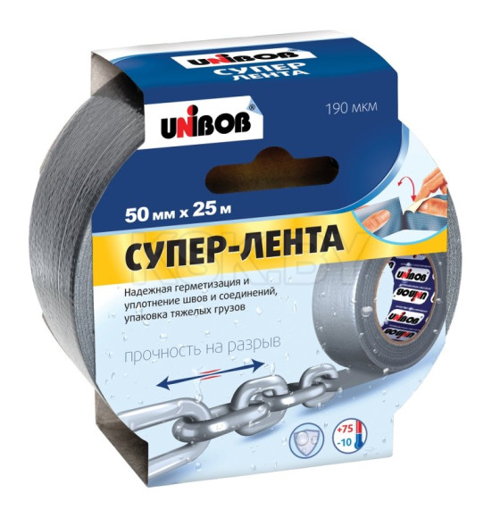 Клейкая лента армированная UNIBOB 