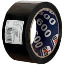 Клейкая лента упаковочная 48 мм х 66 м UNIBOB 600 (черная)  (28722) 