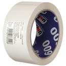 Клейкая лента упаковочная 48 мм х 66 м UNIBOB 600 (белая)  (28717) 