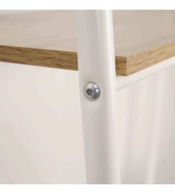 Стеллаж "Скандинавия 14" 450х385х1470мм, цвет белый