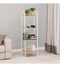 Стеллаж "Скандинавия 14" 450х385х1470мм, цвет белый