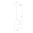 Подвесной светильник 50250/1 LED черный (a062386) 