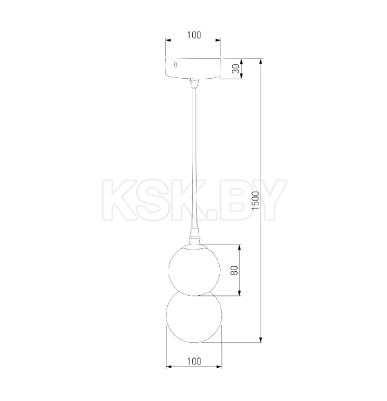 Подвесной светильник 50250/1 LED черный (a062386) 