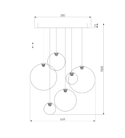 Подвесной светильник 50230 LED