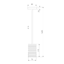 Подвесной светильник 50247/1 LED/ черный (a061440) 
